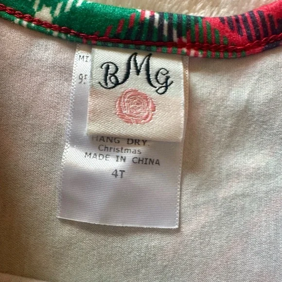 Plaid Dress with Red Bow - Picture 2 of 2